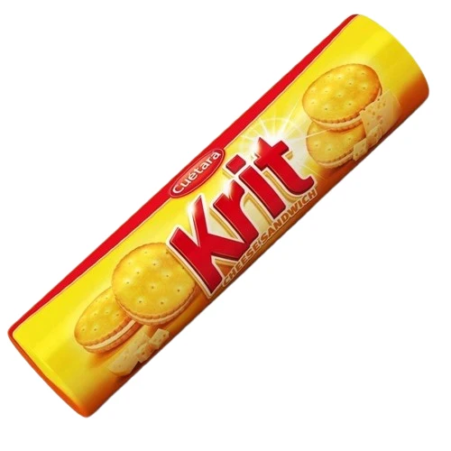Krit Cheese Sandwich Crackers 125g