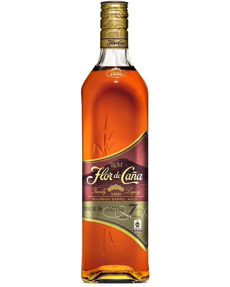 Flor De Cana 7 Year Old Rum Miniature, 5 cl
