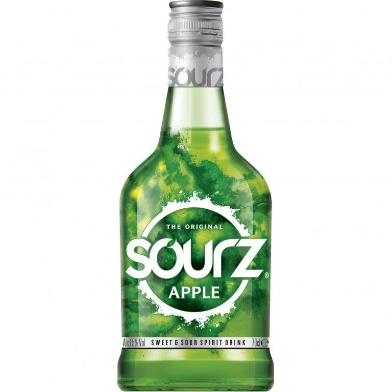 Sourz Sour Apple Liqueur 700ml 15% ABV