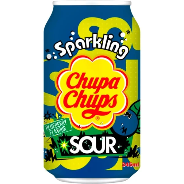 Chupa Chups Sour Blueberry 345ml