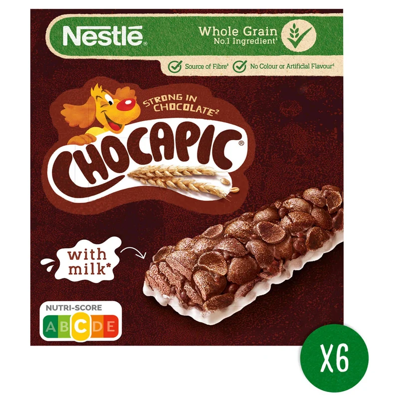 Nestlé Chocapic Cereal Bars 6 x 25g