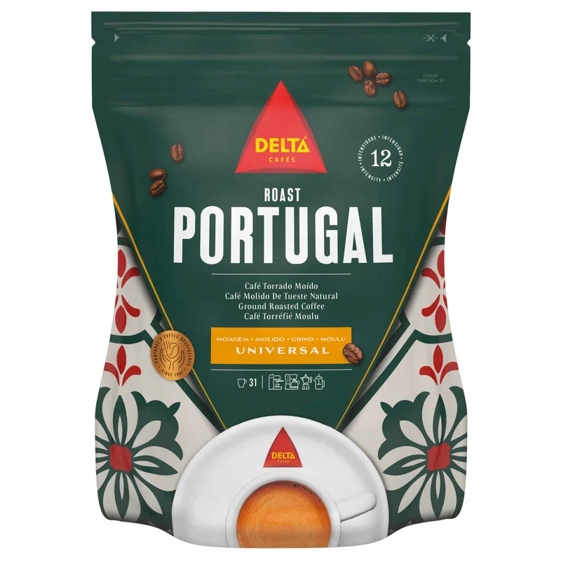 Delta Portugal Ground Coffee Universal Grind Intensity 12 220g