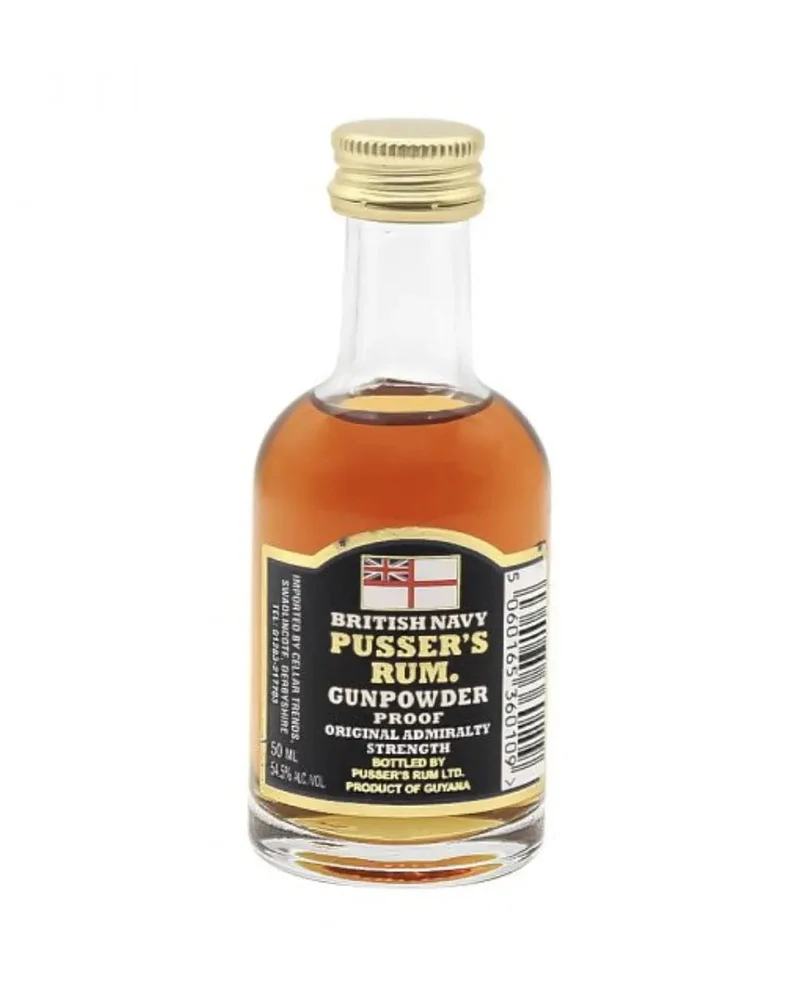 Pusser's Gunpowder Proof Rum Miniature, 5 cl