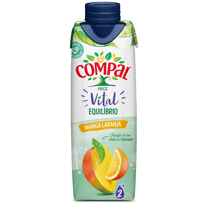 Compal Vital Balance Mango and Orange Nectar with Stevia 300ml