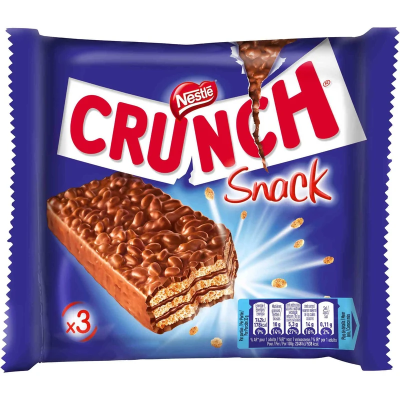 Nestlé Crunch Snack 3 x 30g (90g)