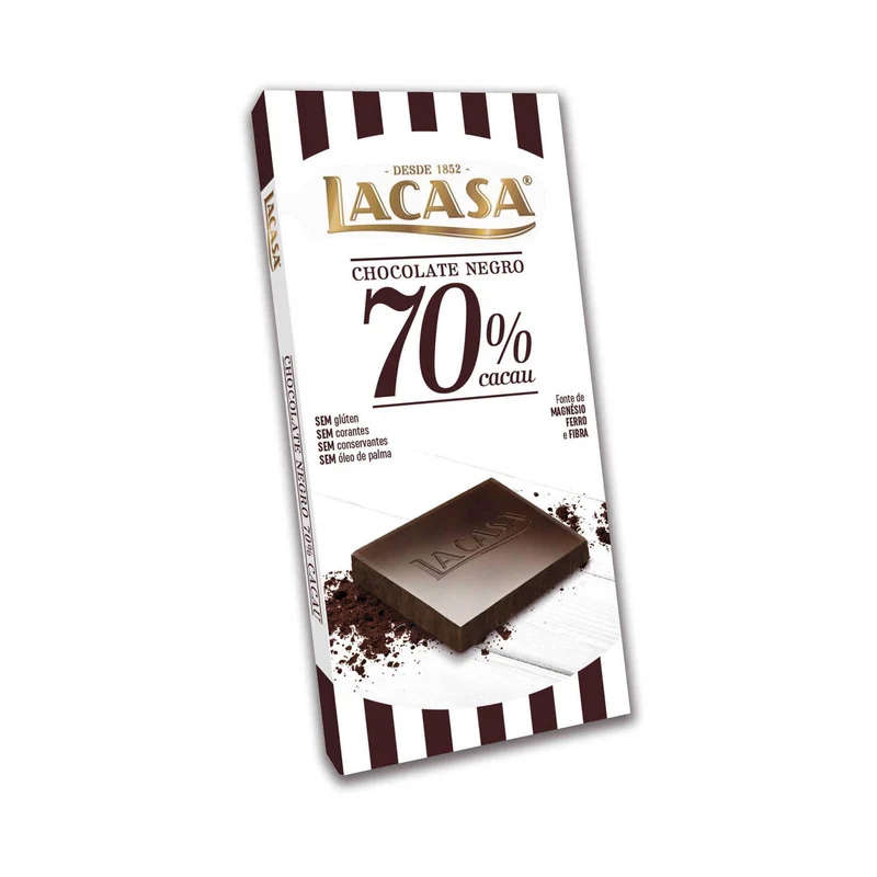 Lacasa 70% Cocoa Dark Chocolate 100g