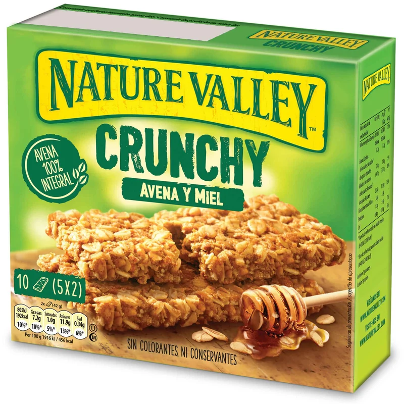 Nature Valley Crunchy Oats and Honey Bars 5 x 42g