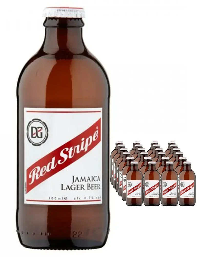 Red Stripe Premium Lager Stubby Multipack, 24 x 330 ml