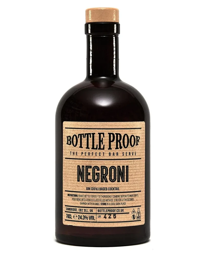 Negroni, Bottleproof Cocktails, 70 cl