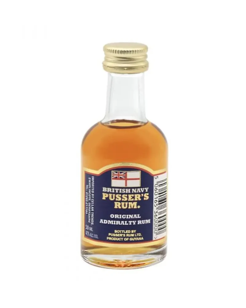 Pusser's Blue Label Rum Miniature, 5 cl
