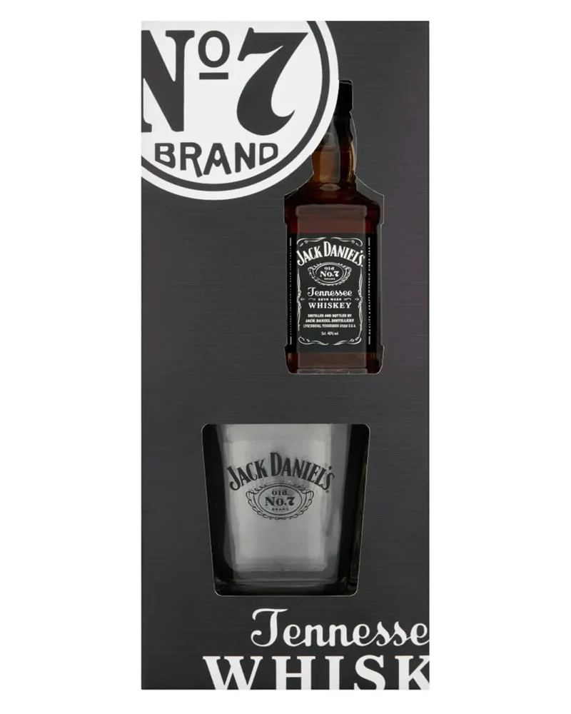 Jack Daniel's miniature & Tumbler, 5 cl