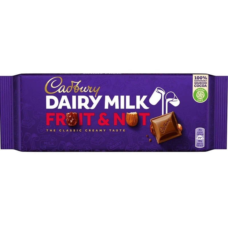 Cadbury Dairy Milk Fruit and Nut Chocolate 180g