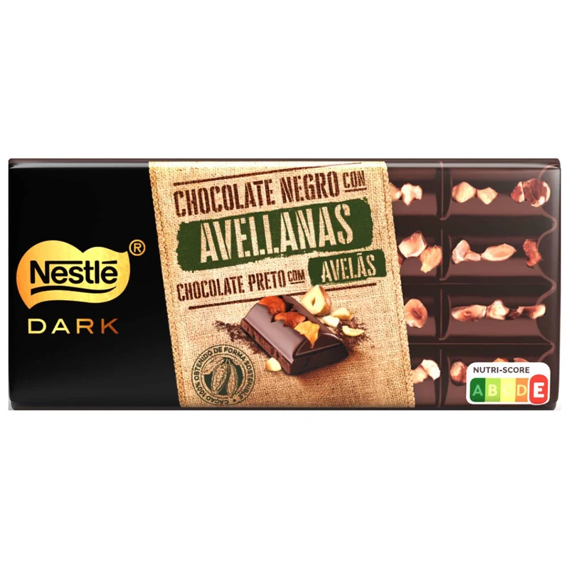 Nestlé Dark Chocolate with Whole Hazelnuts 150g