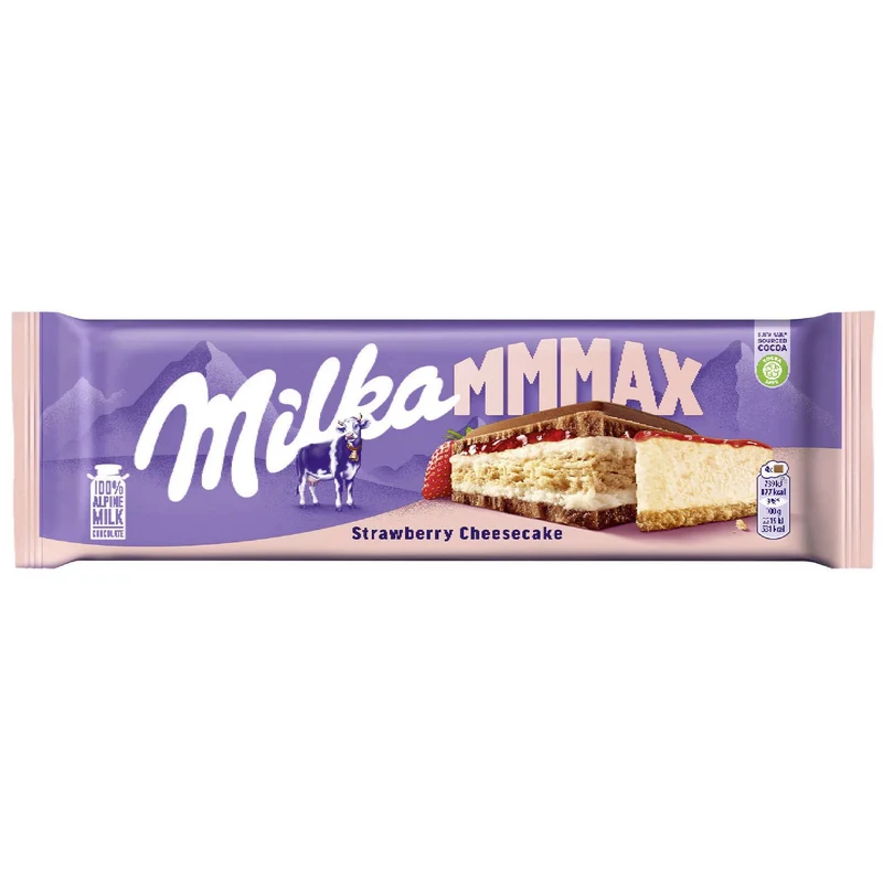 Milka Strawberry Cheesecake Milk Chocolate 300g