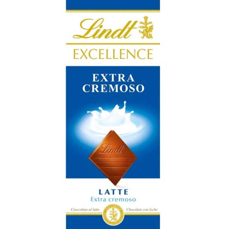 Lindt Excellence Extra Creamy Milk Chocolate 100g