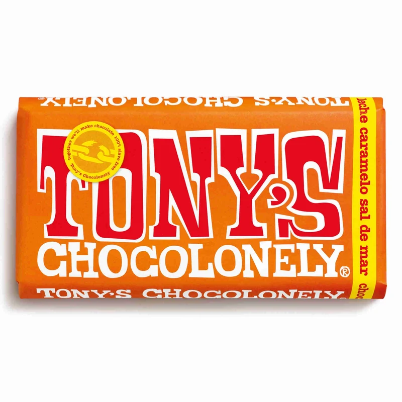 Tony's Chocolonely Milk Chocolate Caramel Sea Salt 180g