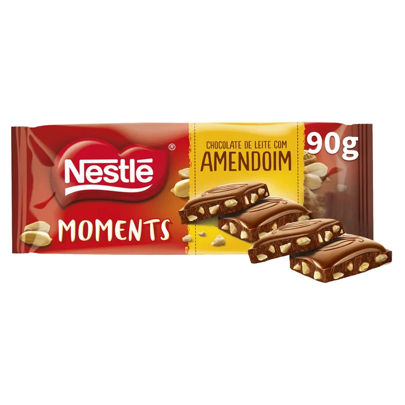 Nestlé Moments Milk Chocolate with Peanuts 90g