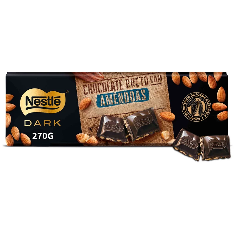 Nestlé Dark Chocolate with Almonds 270g