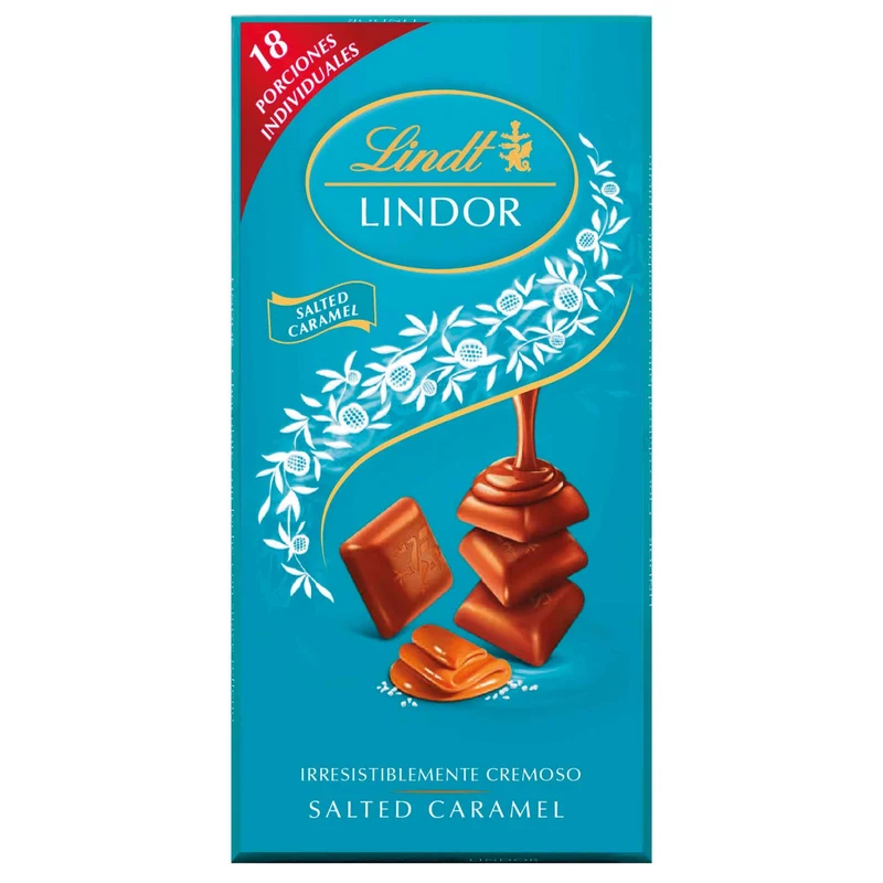 Lindt Lindor Salted Caramel Milk Chocolate 100g