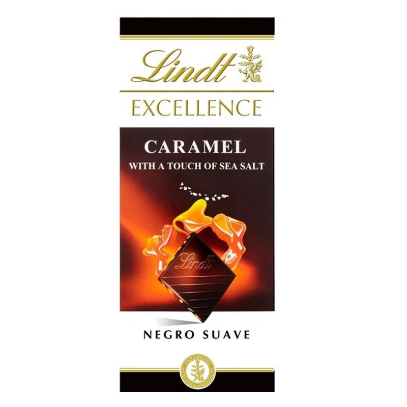 Lindt Excellence Caramel Sea Salt Dark Chocolate 100g