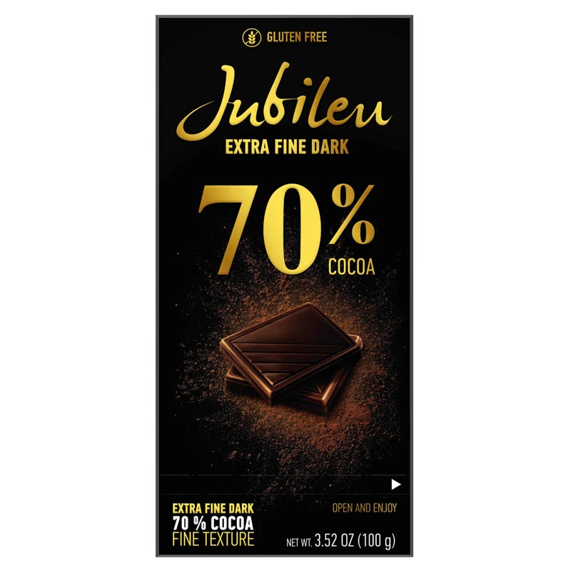 Jubileu Extra Dark Chocolate 70% Cocoa 100g