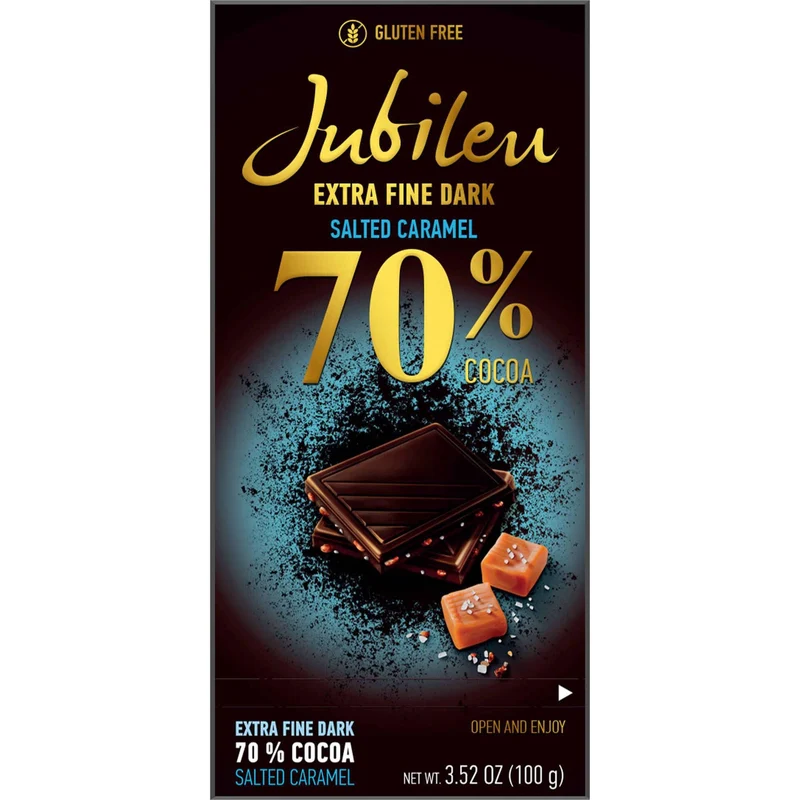 Jubileu 70% Cocoa Dark Chocolate with Fleur de Sel 100g