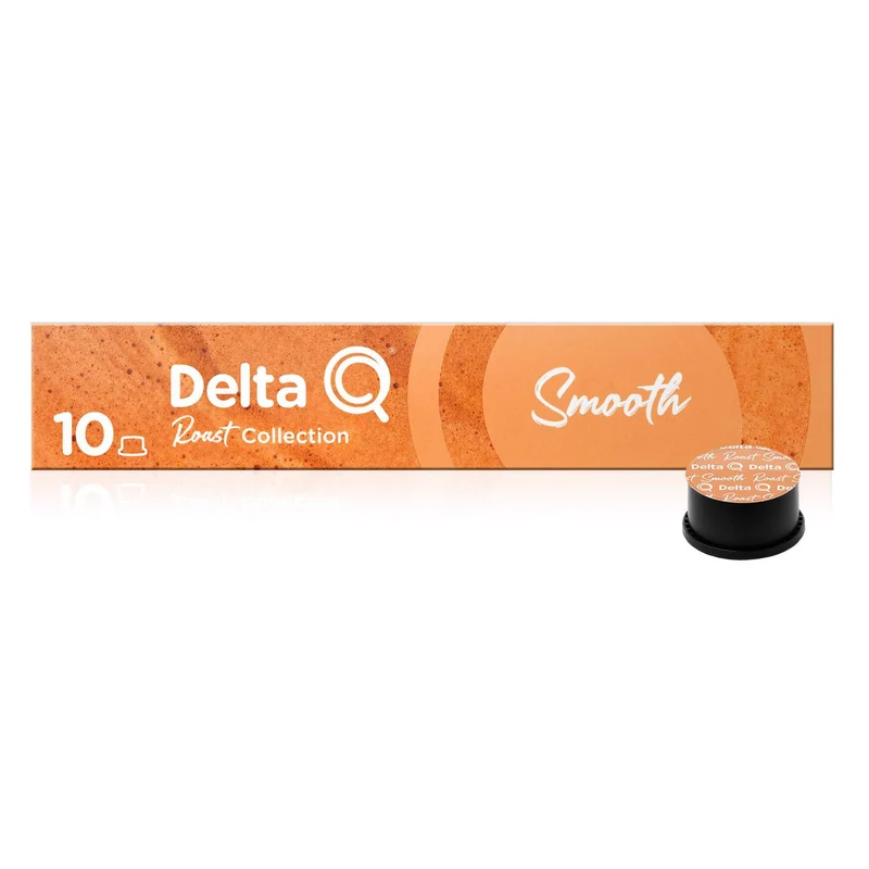 Delta Q Roast Collection Smooth Coffee Capsules Intensity 7 10 Pack