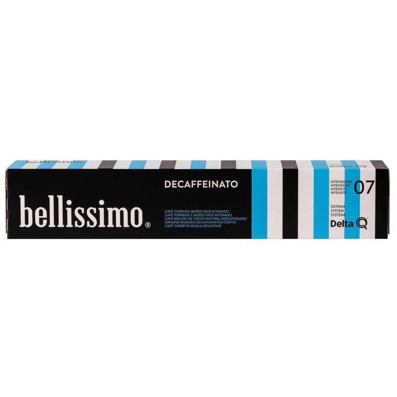 Bellissimo Decaffeinato Coffee Capsules for Delta Q 10 Pack