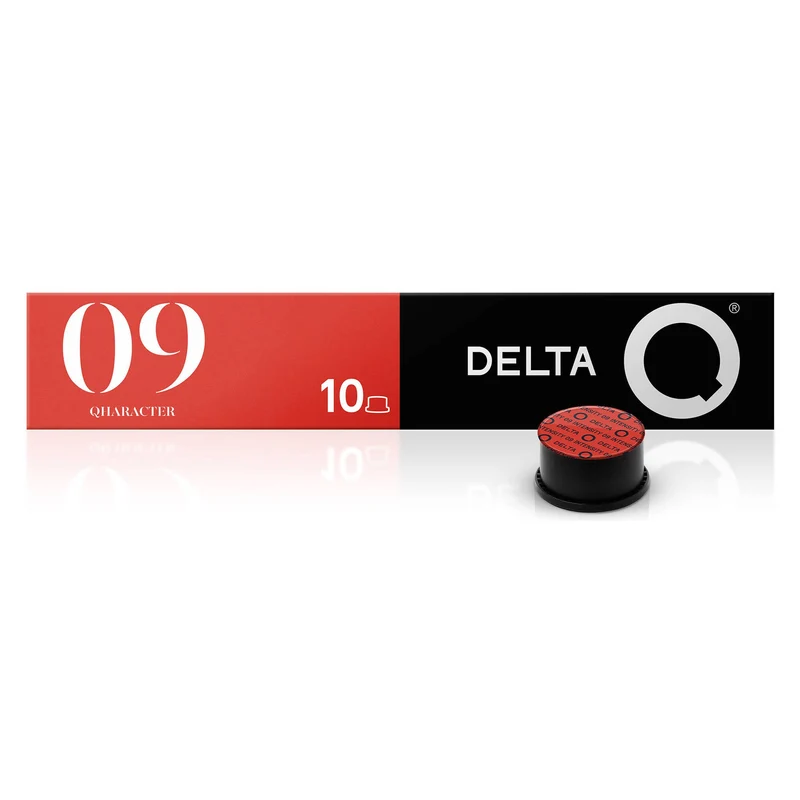 Delta Q Qharacter Coffee Capsules Intensity 9 10 Pack