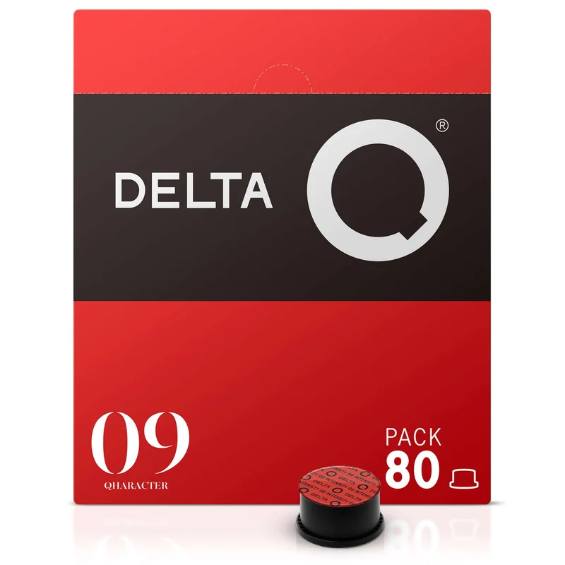 Delta Q Qharacter Coffee Capsules Intensity 9 80 Pack