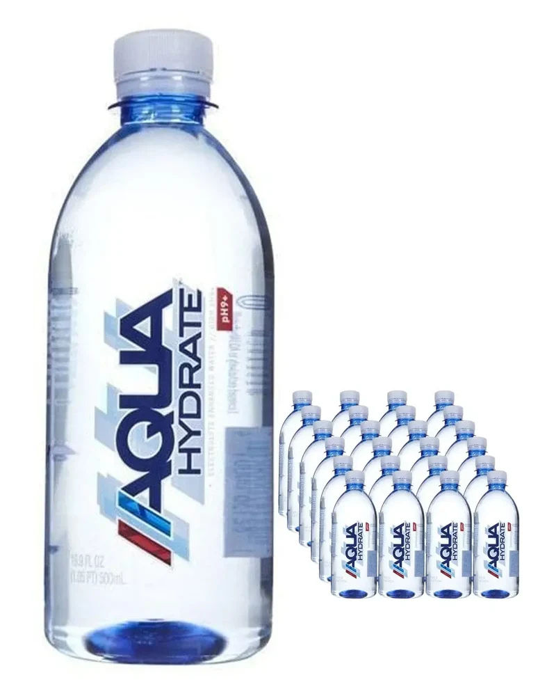 AQUA Hydrate Water Multipack, 24 x 500 ml