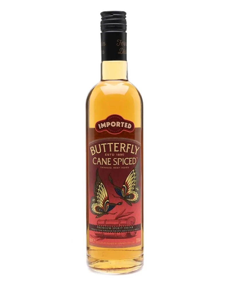 Butterfly Cane Spiced Rum, 70 cl