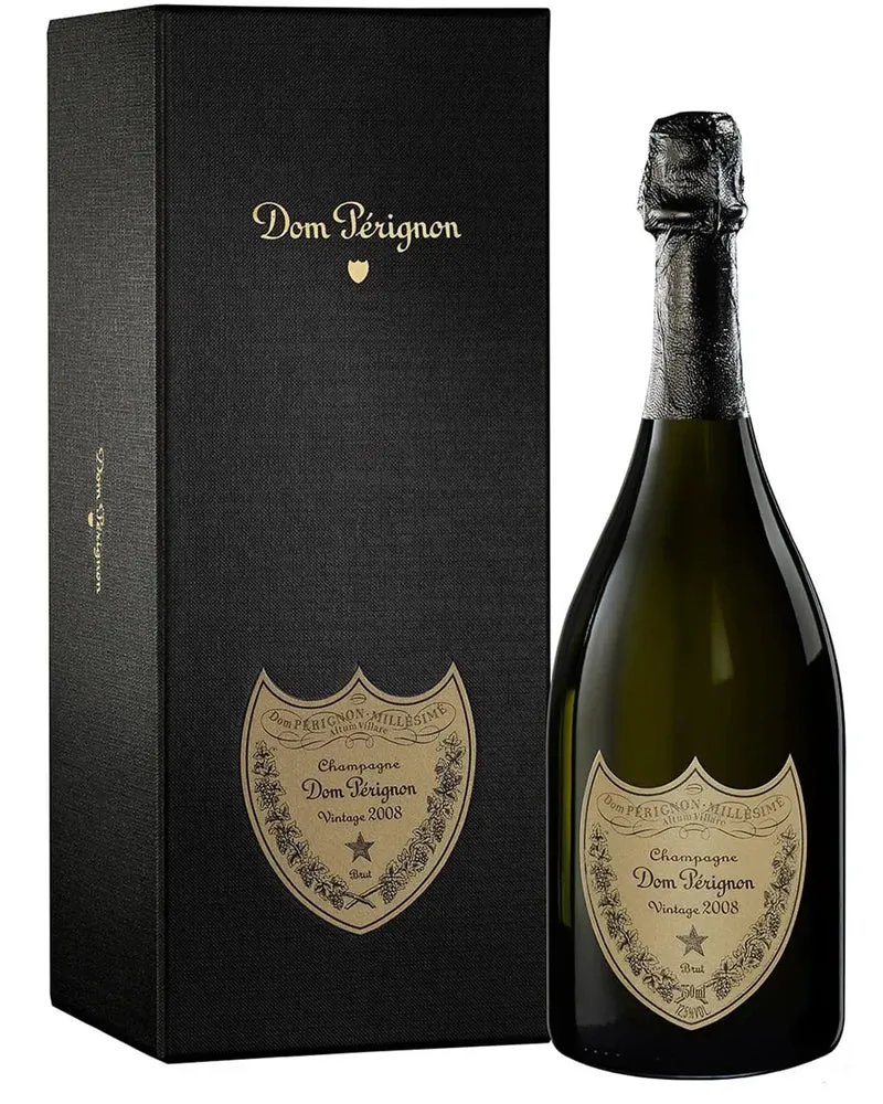 Dom Pérignon Vintage 2008 Champagne with Gift Box, 75 cl