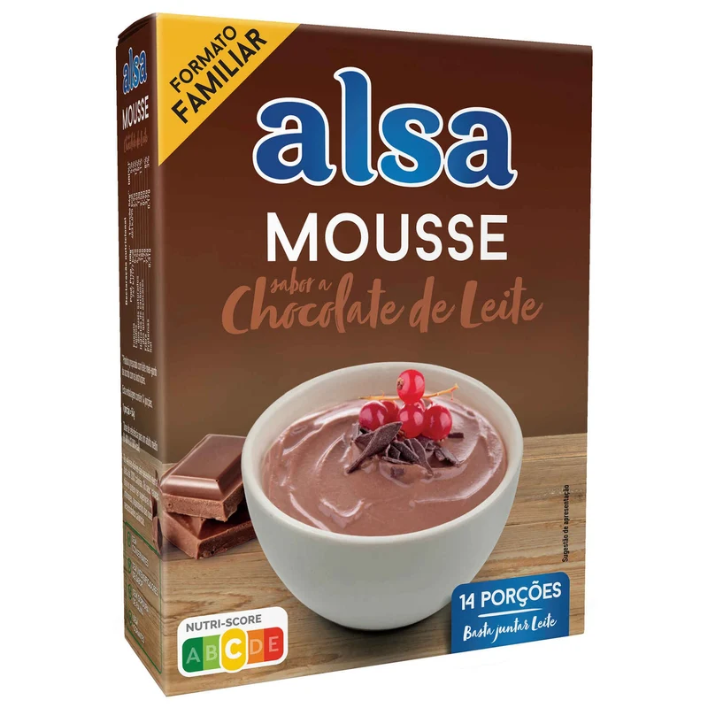 Alsa Milk Chocolate Mousse Mix Family Size 264g