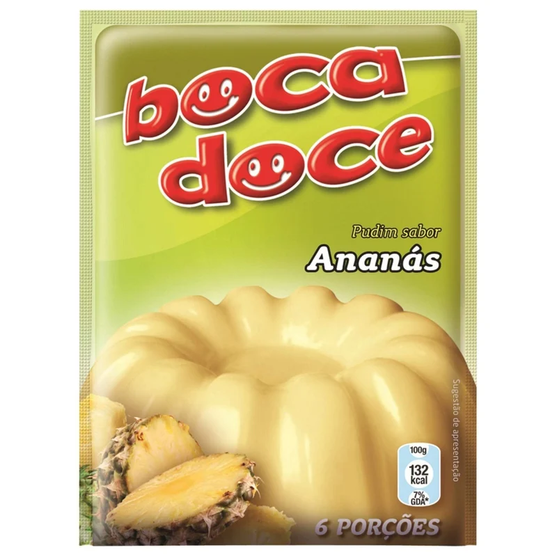 Boca Doce Pineapple Instant Pudding Mix 22g