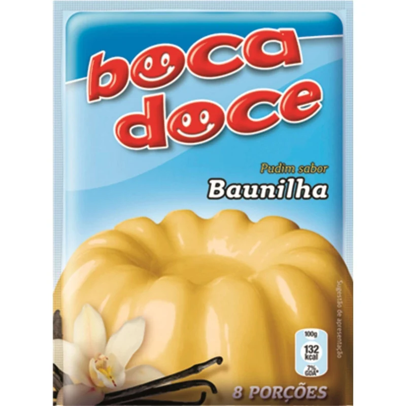 Boca Doce Vanilla Pudding Mix 22g
