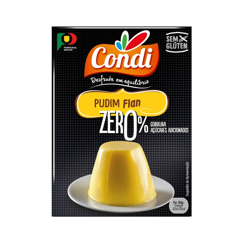 Condi Zero Flan Pudding Mix 14.4g