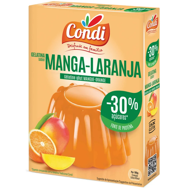 Condi Mango and Orange Jelly 30% Less Sugar 114g