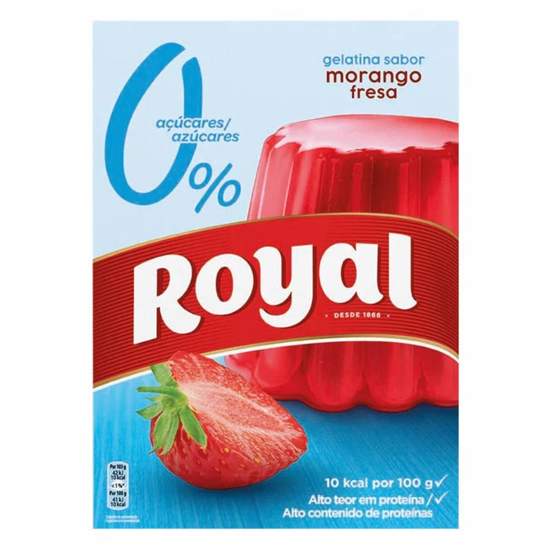 Royal Strawberry Jelly Zero Sugar 31g