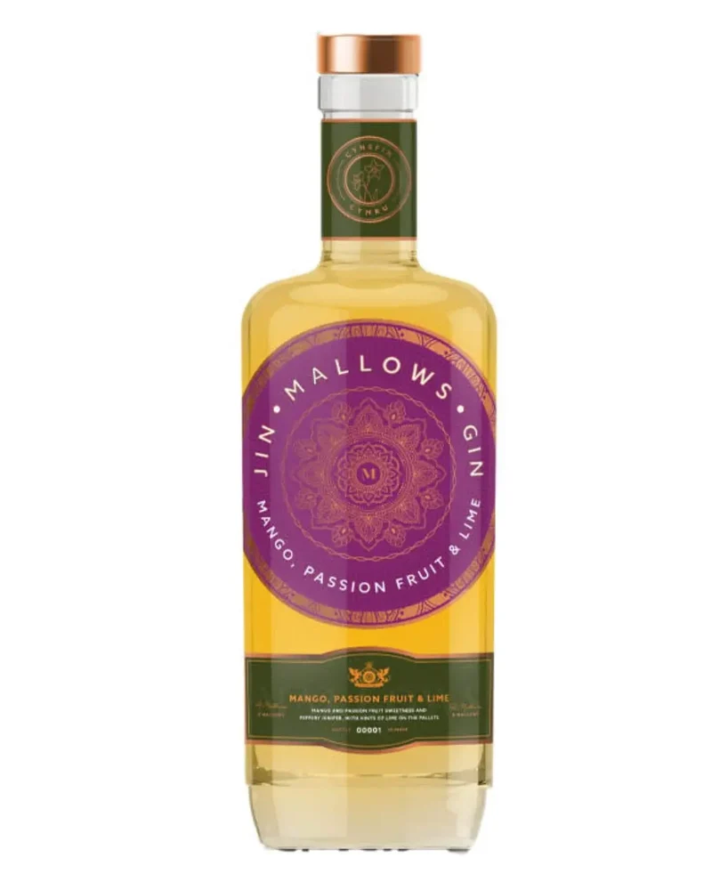 Mallows Mango, Passion Fruit & Lime Flavoured Gin, 70 cl