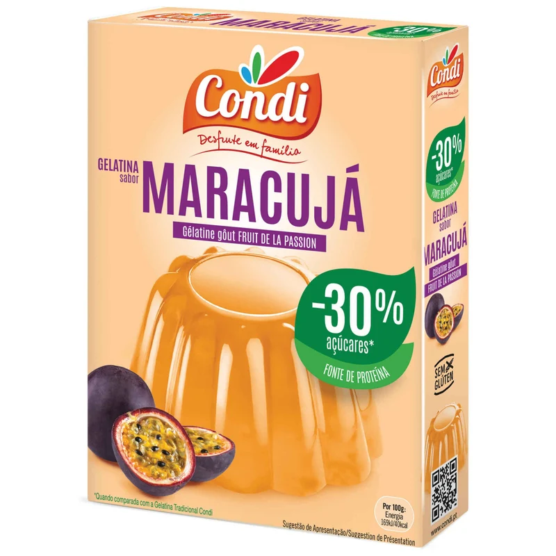 Condi Passion Fruit Jelly 30% Less Sugar 114g
