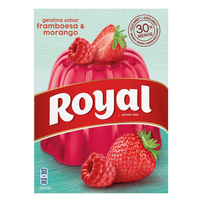 Royal Strawberry and Raspberry Jelly 114g