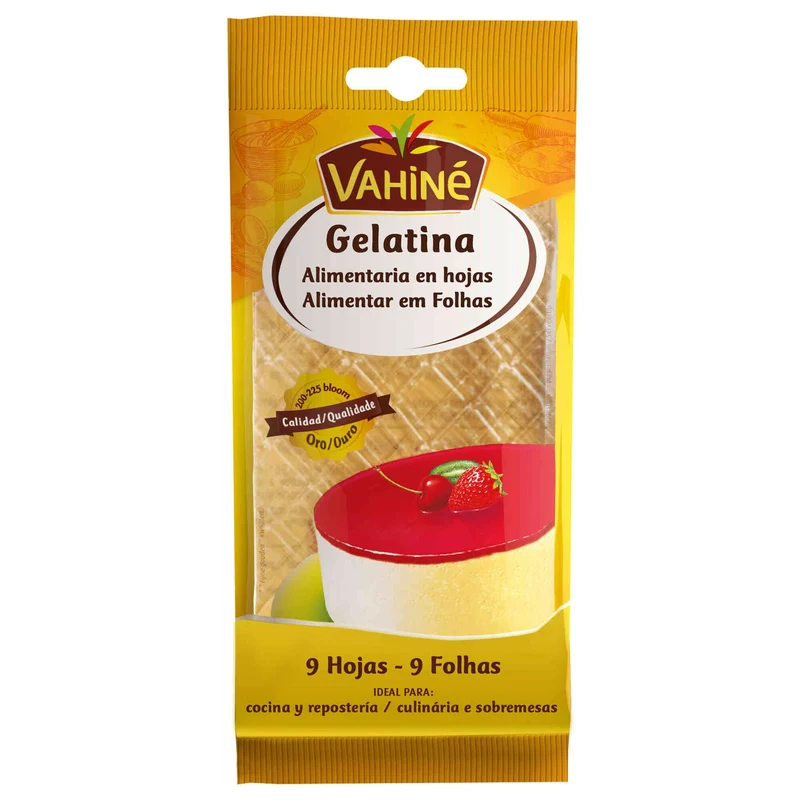 Vahiné Gelatine Sheets 9 Sheets 17g