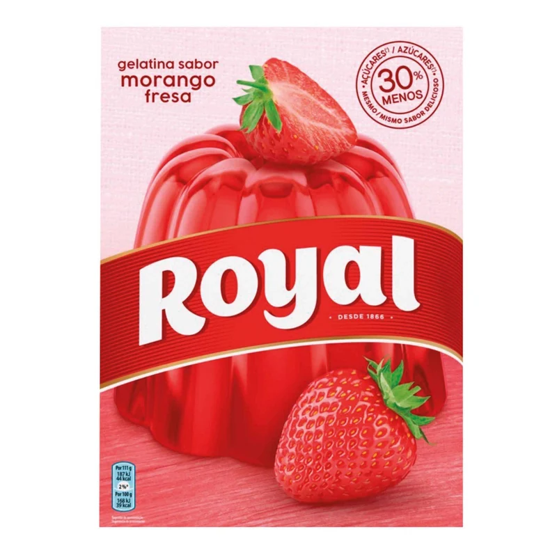 Royal Strawberry Jelly 114g