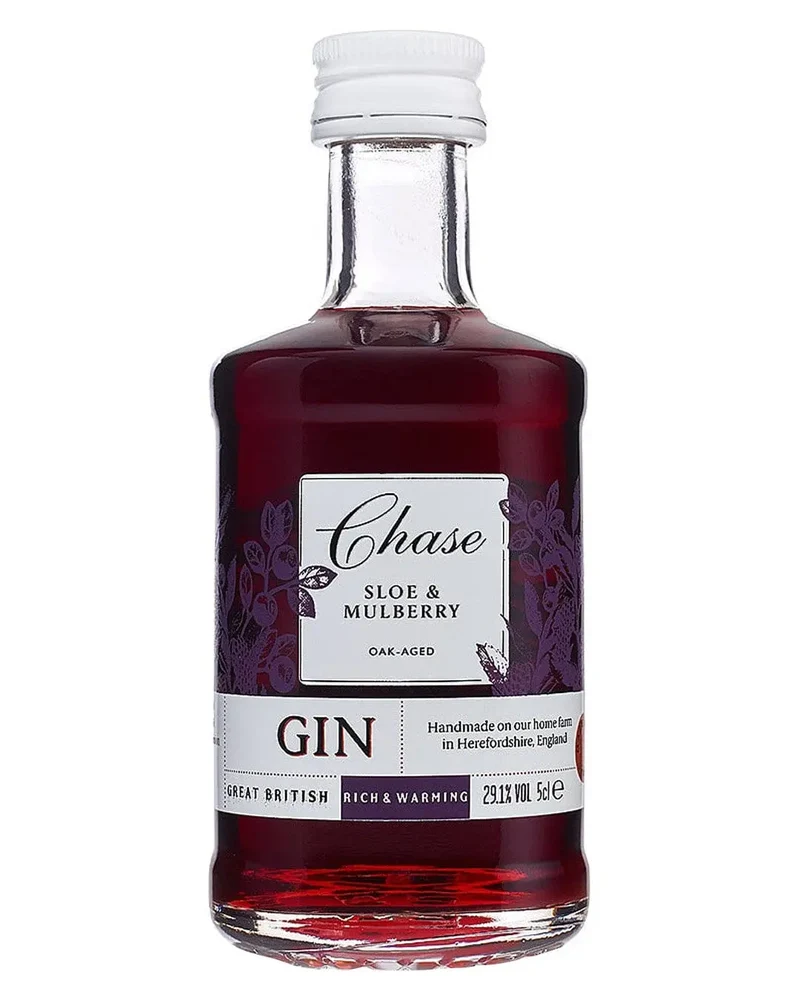 Chase Oak Aged Sloe & Mulberry Gin Miniature, 5 cl