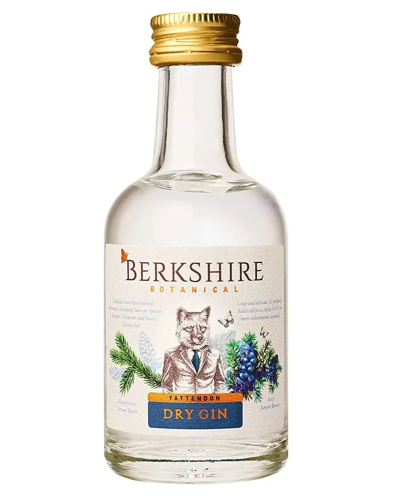Berkshire Botanical Dry Gin Miniature, 5 cl