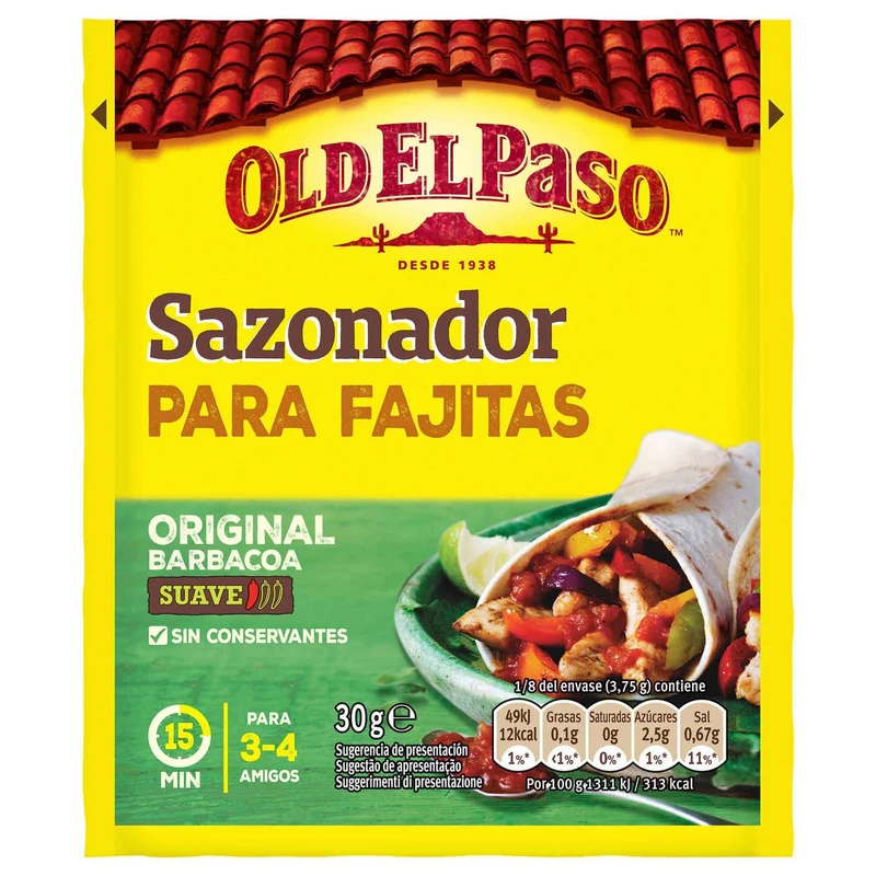 Old El Paso Fajita Seasoning Mix 30g