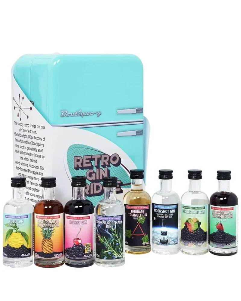 That Boutique-y Gin Company Retro Fridge Gin Miniature, 8 x 5 cl