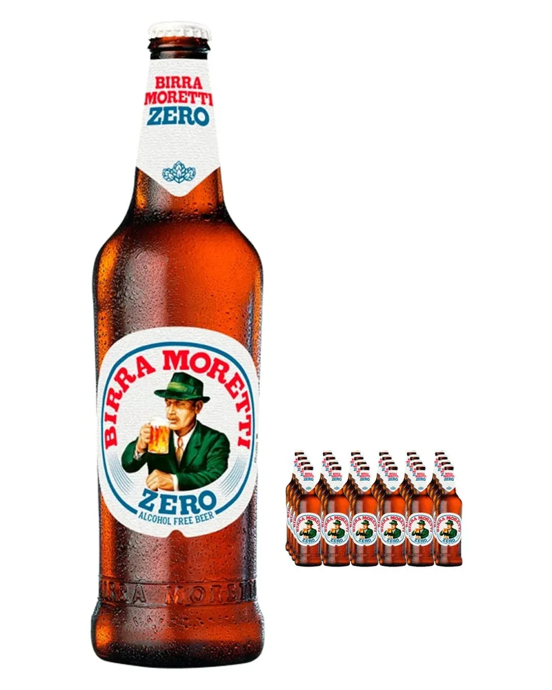 Birra Moretti Zero Alcohol Free Beer Multipack, 24 x 330 ml