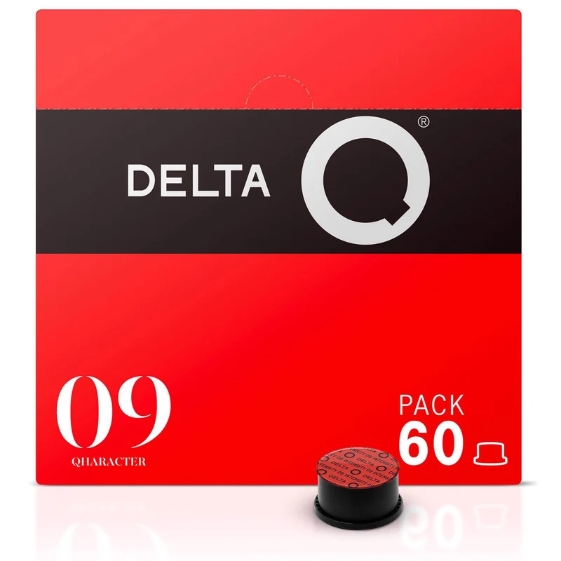 Delta Q Qharacter Coffee Capsules Intensity 9 60 Pack